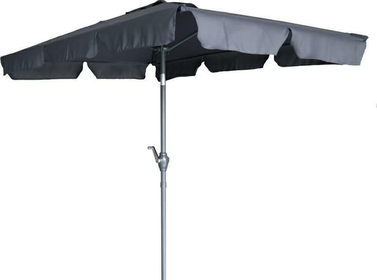 kontrast Parasol ogrodowy prostokątny składany regulowany DENVER 2x1,3m c.szary