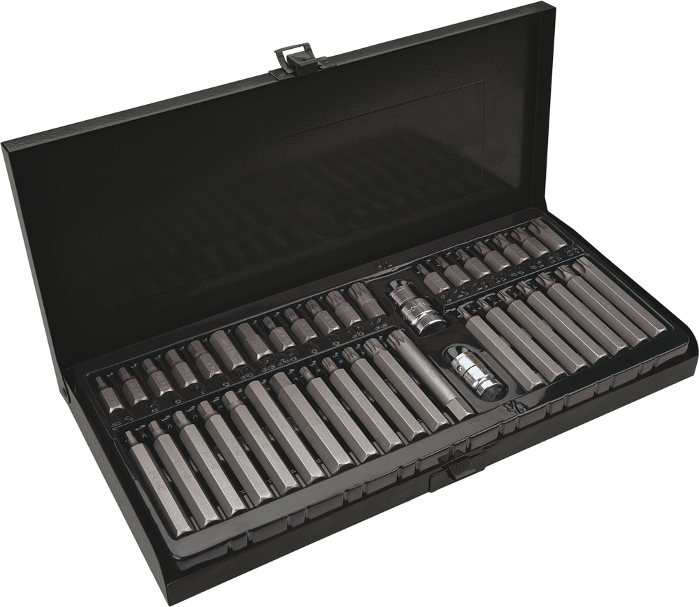 Neo Końcówki wkrętakowe TORX, HEX, SPLINE zestaw 40szt. (06-107)