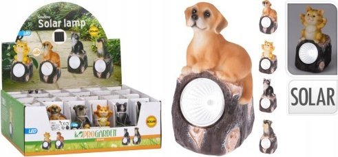 Koopman Lampka solarna ogrodowa zwierzątka LED 11 cm