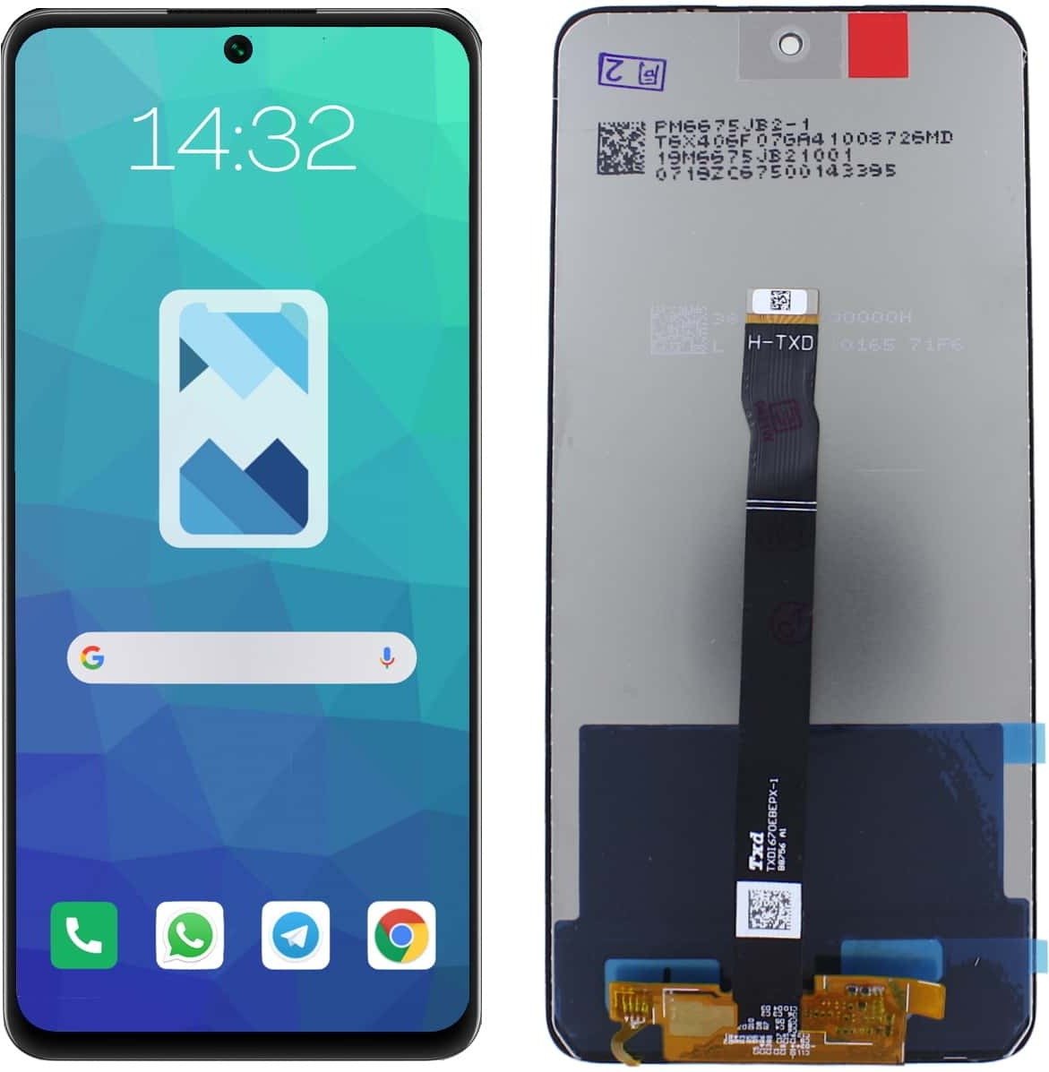Wyświetlacz LCD do Huawei P Smart 2021 | Czarny