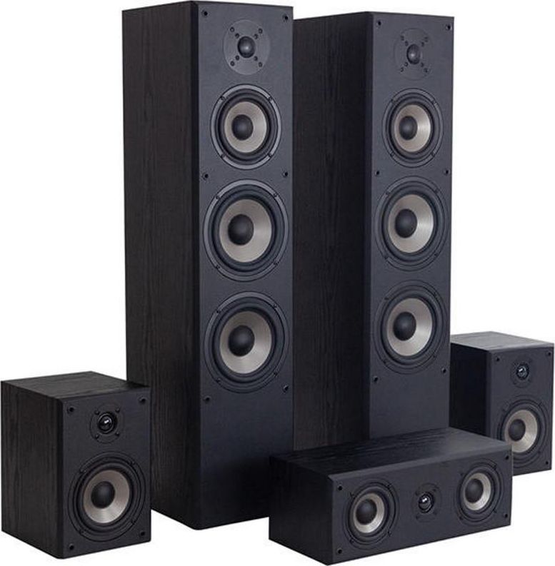 Kino domowe Quadral QUADRAL Zestaw 5.0 QUINTAS 6500 LE WALNUT