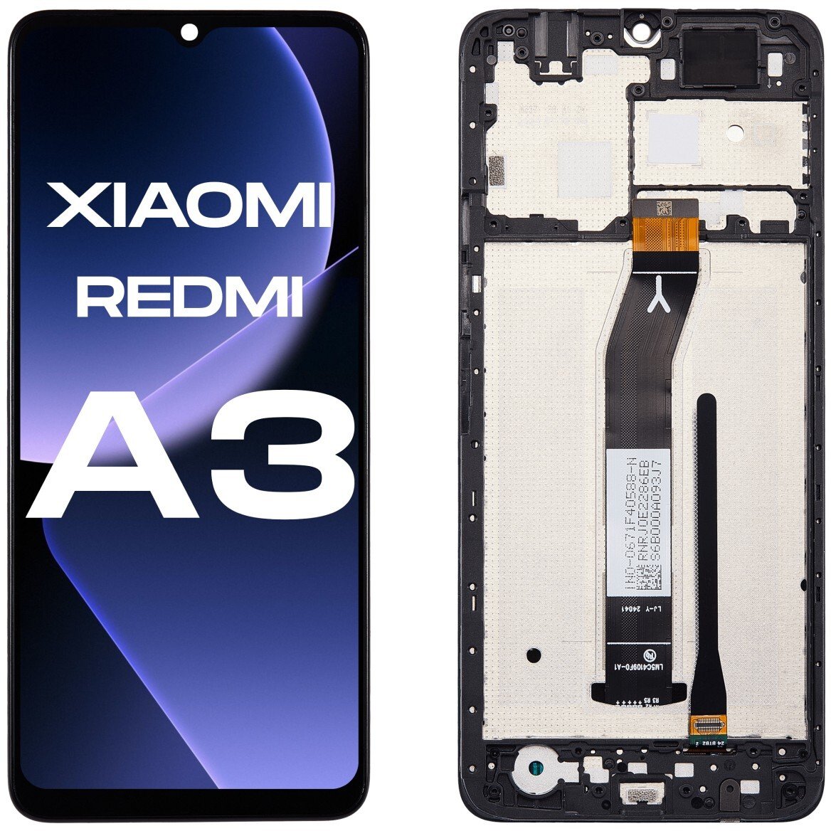 Wyświetlacz do Xiaomi Redmi A3 LCD 23129RN51X Ekran Ramka