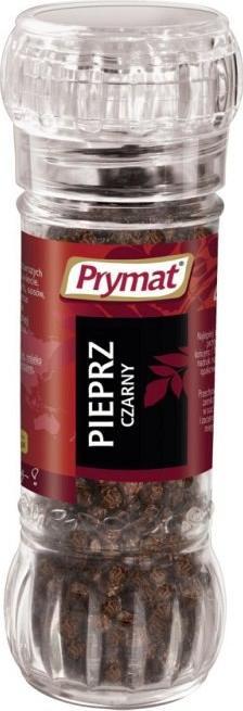 Prymat Pieprz czarny ziarnisty PRYMAT 47g młynek