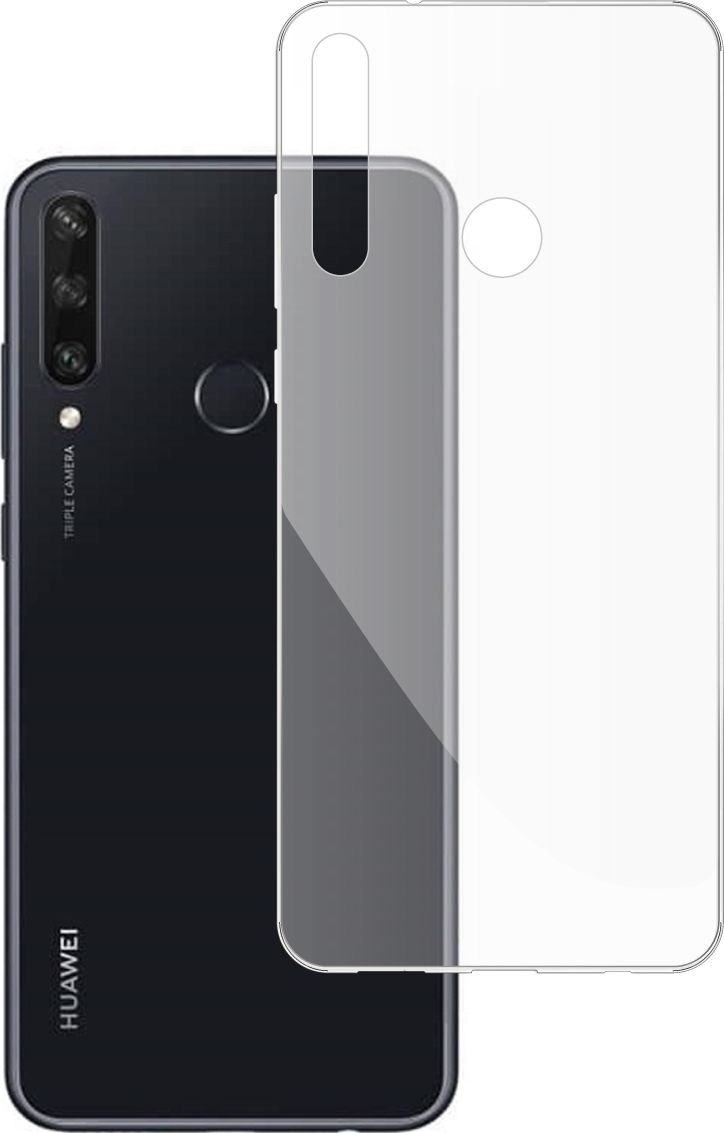 etumi Etui Do Huawei Y6P Gumowe Slim Clear View Pokrowiec Ochronny / Futerał Obudowa / Ochrona Clear Cover Bezbarwne Slim Case0066