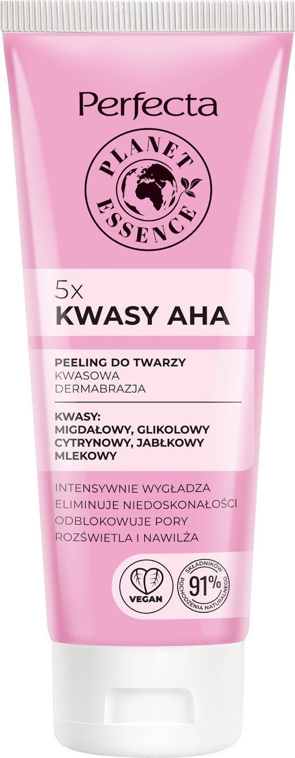 PERFECTA_Planet Essence naturalny kwasowy peeling do twarzy 5x Kwasy AHA 75ml