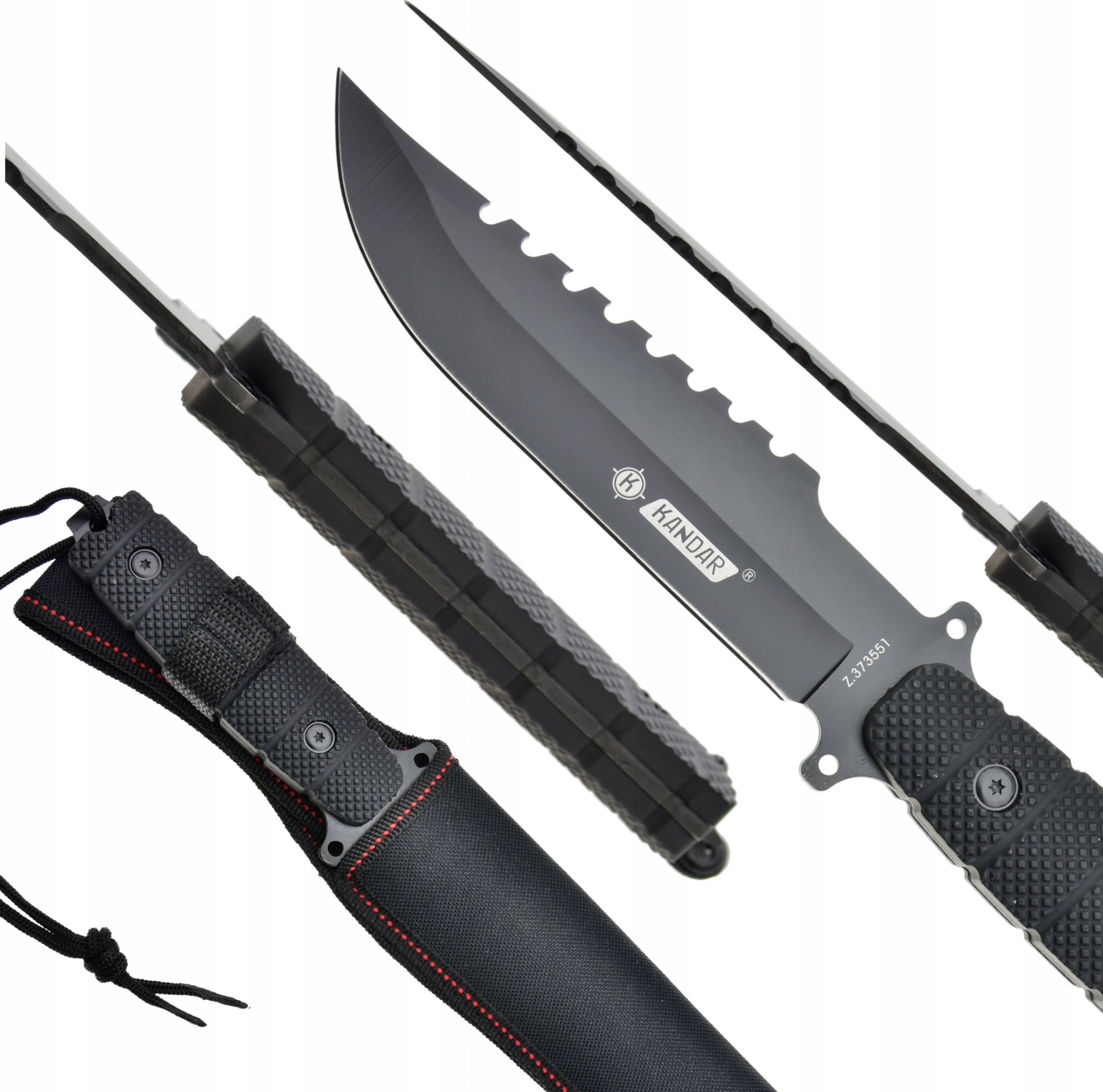 Kandar KANDAR Nóż Taktyczny Wojskowy Survival Pokrowiec