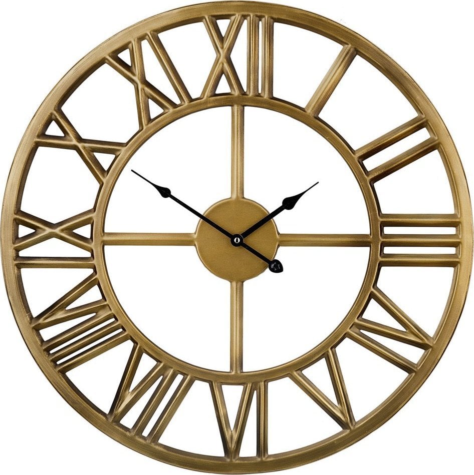 Beliani Zegar ścienny ø 61 cm złoty NOTTWIL!
