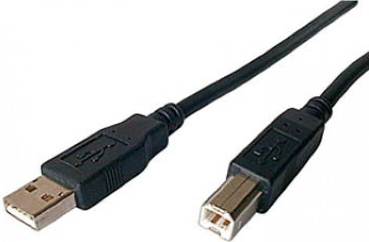 Kabel USB Sharkoon USB-A - USB-B 2 m Czarny (4044951015269)