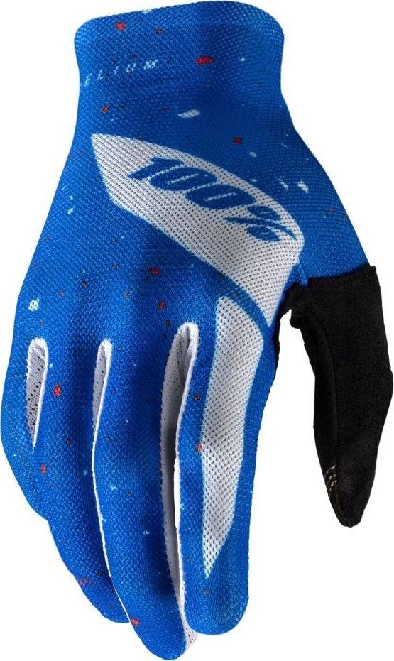 100% Rękawiczki 100% CELIUM Glove blue white roz. M (długość dłoni 187-193 mm) (NEW)