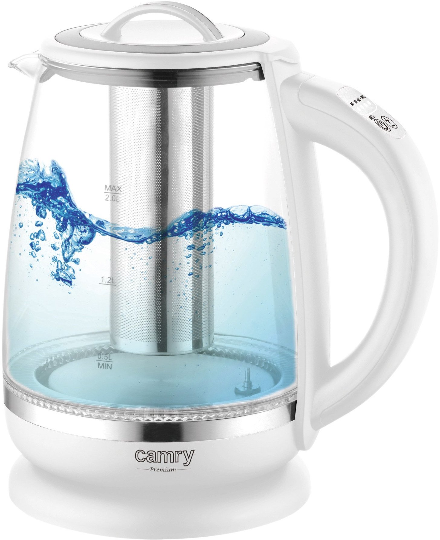 Czajnik Camry CR 1290 Biały