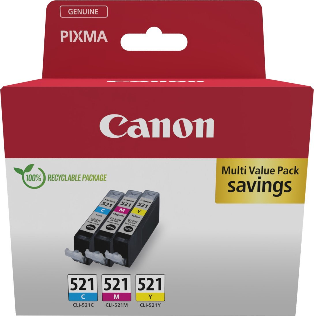 Tusz Canon Canon Ink Multipack CLI-521 (blister pack with security band)