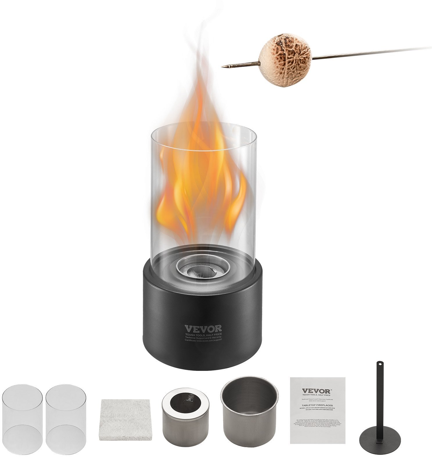 Stołowy kominek dekoracyjny 15 cm