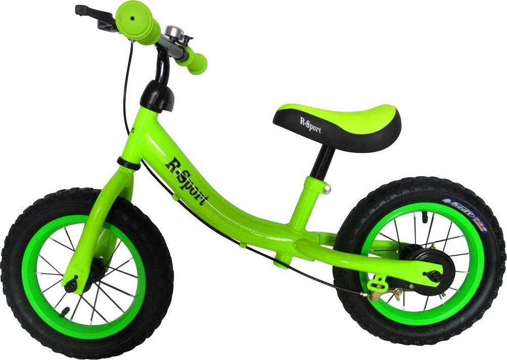 Rowerek biegowy R-Sport Rowerek biegowy R3 zielony R-Sport 12'' hamulec, dzwonek