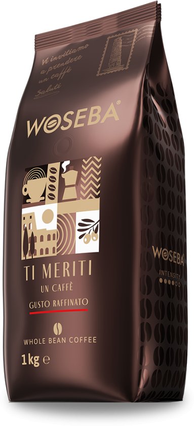 Kawa ziarnista Woseba Ti meriti un caffe Gusto Raffinato 1 kg