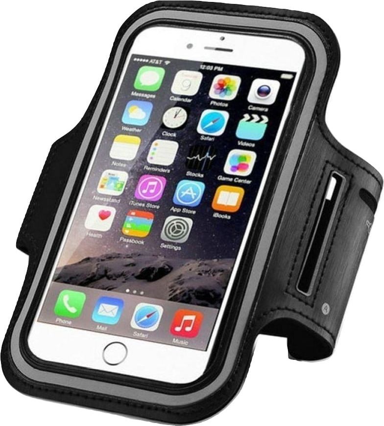 Mobilari OPASKA ETUI NA RAMIĘ DO BIEGANIA TELEFON 5,5" CZARNY