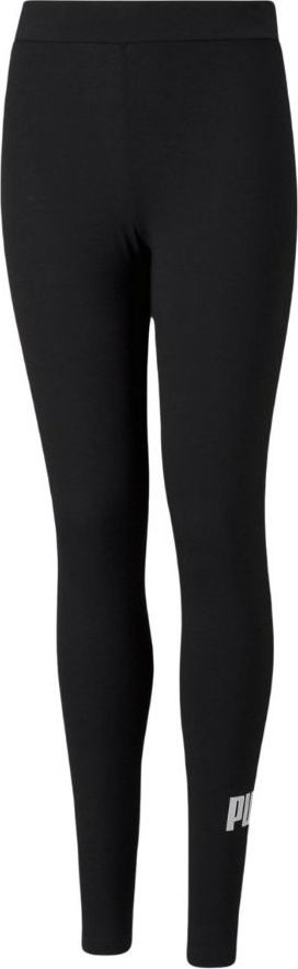 Puma Legginsy dla dzieci Puma ESS Logo Leggings czarne 587035 01 116cm