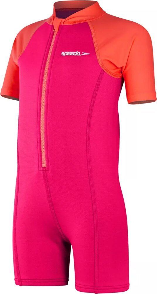 Speedo Dziecięcy strój kąpielowy Speedo LTS WSUT 1PC IF cherry pink/coral rozmiar 3