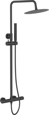 Zestaw prysznicowy Laveo Brak danych czarny (PLP_70OB)