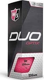 Wilson Staff morele Matowe piłki golfowe WILSON STAFF DUO OPTIX (różowe)