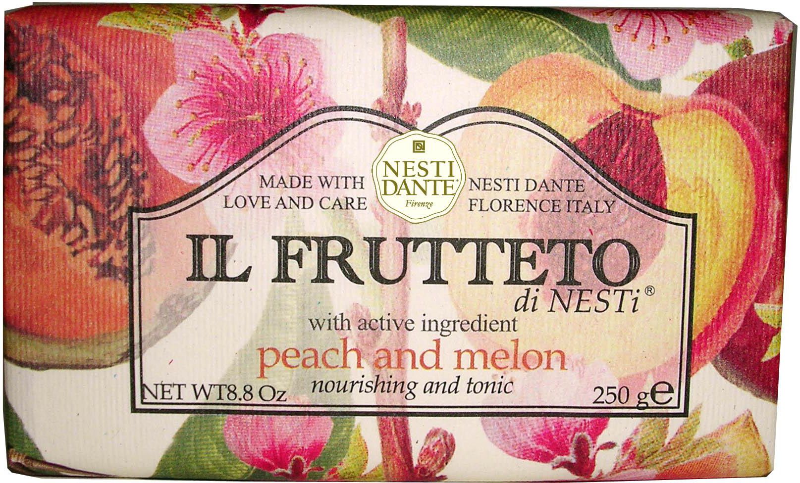Nesti Dante Il Frutteto Peach And Melon mydło toaletowe 250g