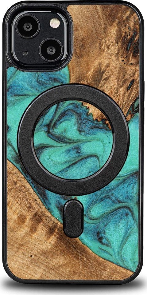 BeWood Etui Bewood Unique na iPhone 13 - Turquoise z MagSafe