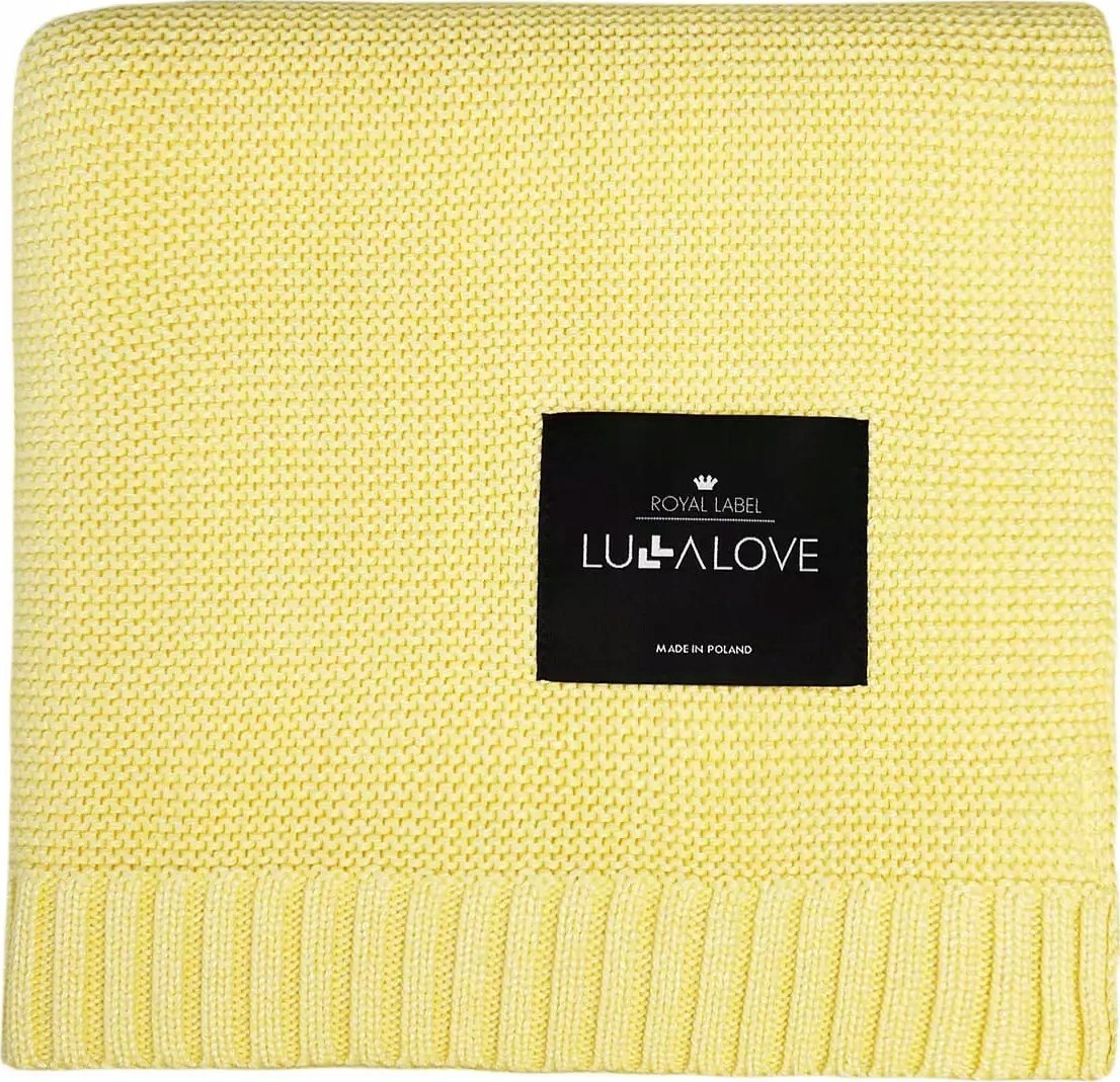LullaLove Bambusowy kocyk cytryna 80x100 cm Lullalove