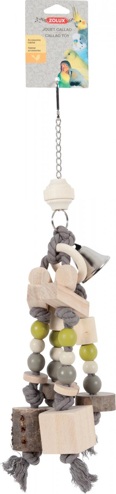 Zolux Drewniana zabawka dla papug CALLAO