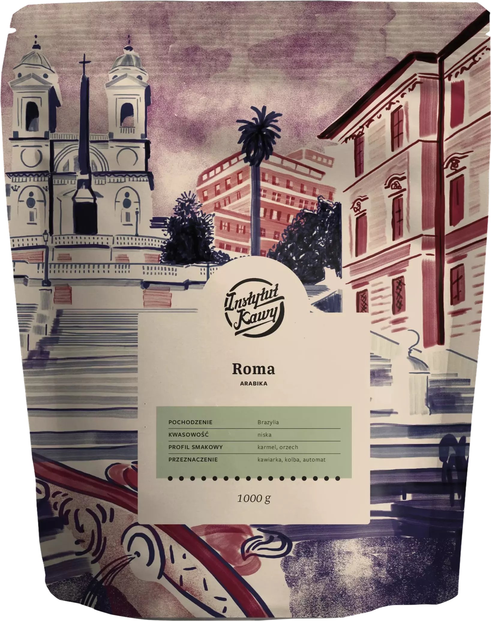 Kawa ziarnista Instytut Kawy Roma 1 kg