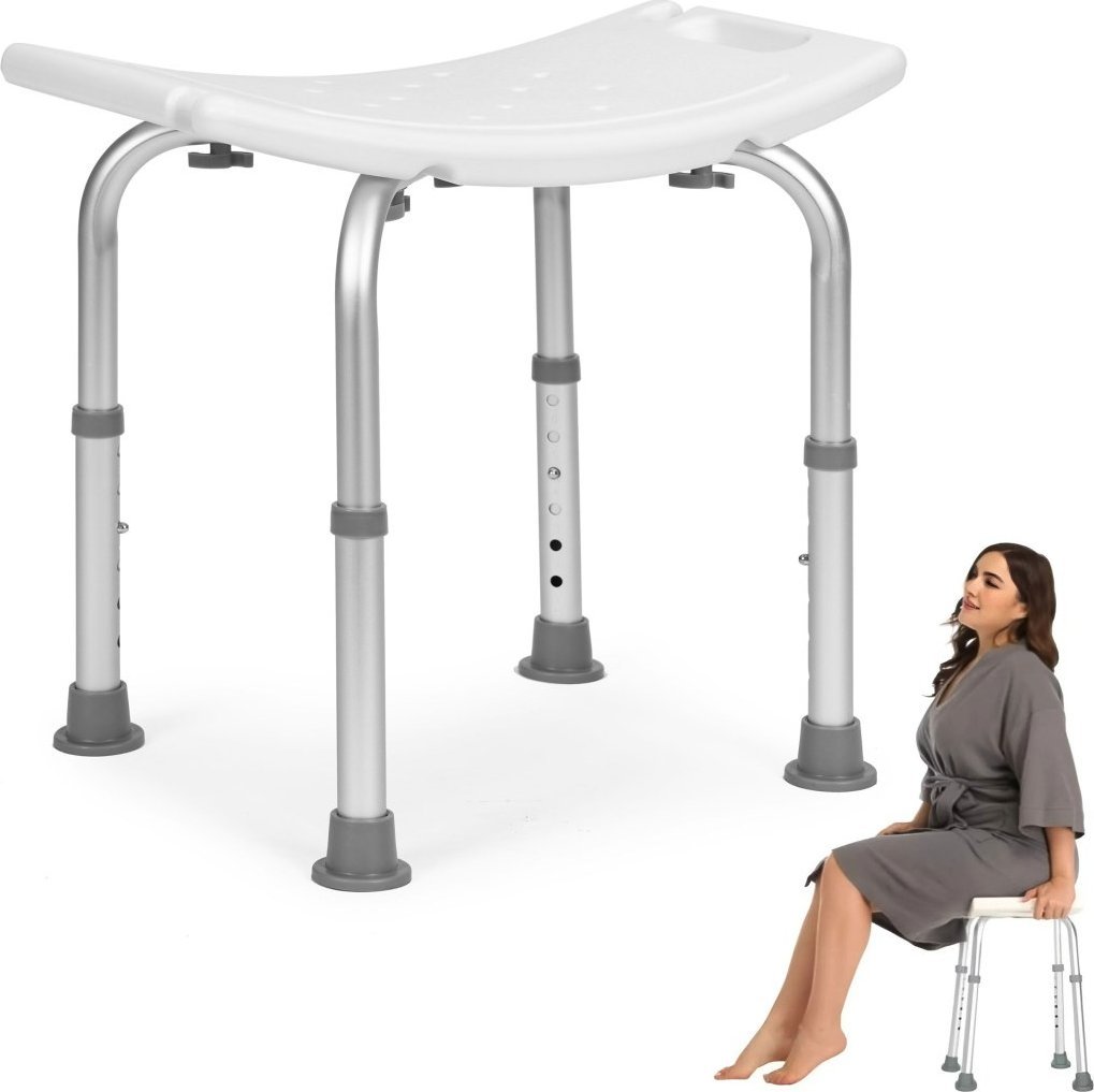 ModernHome Taboret krzesełko prysznicowy łazienkowe rehabilitacyjne ModernHome