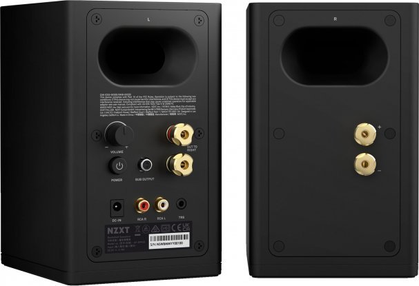 Głośniki komputerowe Nzxt NZXT Relay speaker (black, 3.5 mm jack, RCA)