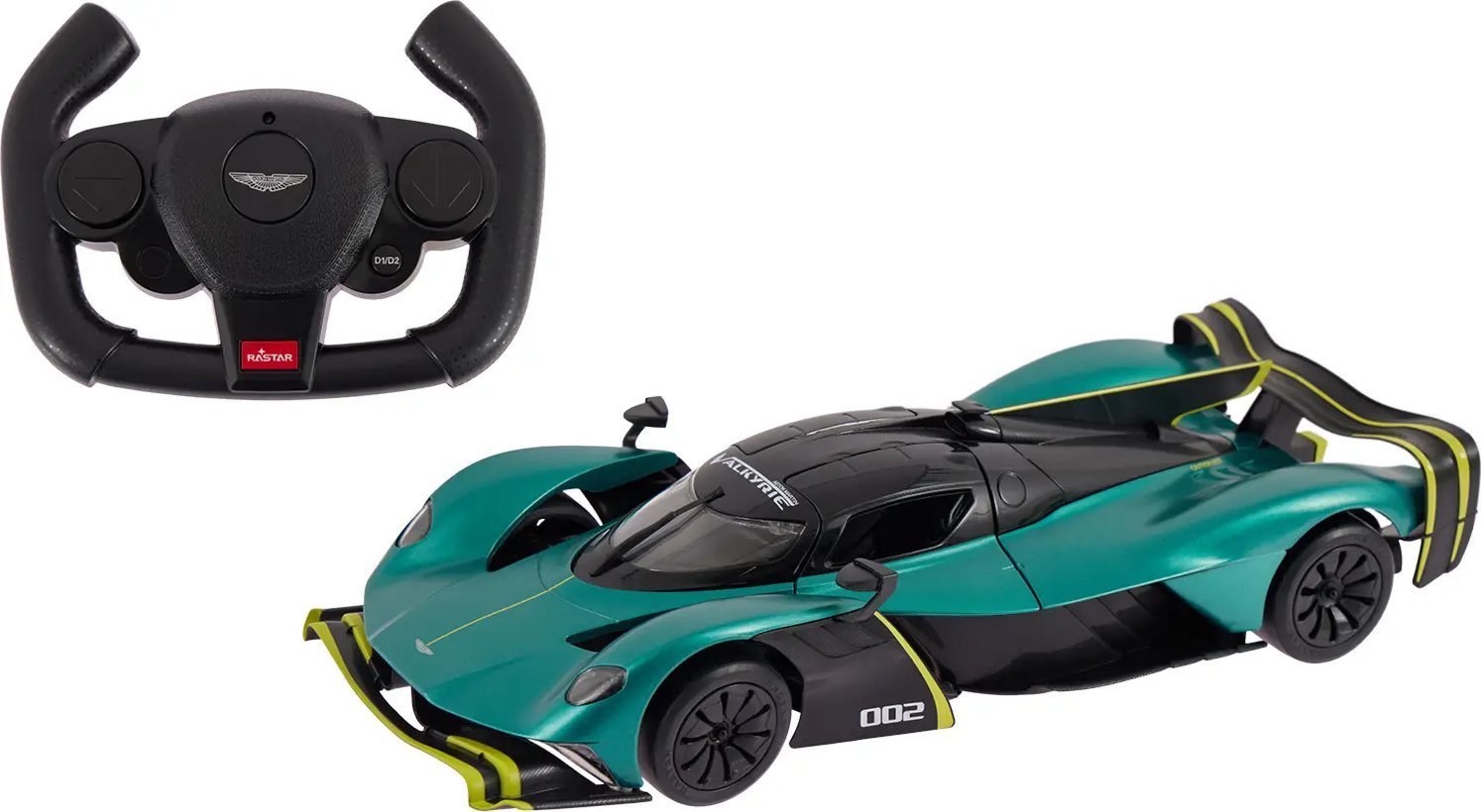 RASTAR 1:14 R/C valdomas automodelis Aston Martin Valkyrie AMR Pro USB Charging, 92106