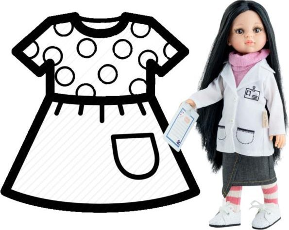 paola reina PAOLA REINA Ubranko dla lalek 32 cm 54662