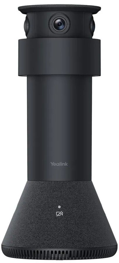 Yealink Mtower | Center-View Intelligent Camer | 0x Opt. Zoom | 322Â° Fov. | 360Â° Camera | Black