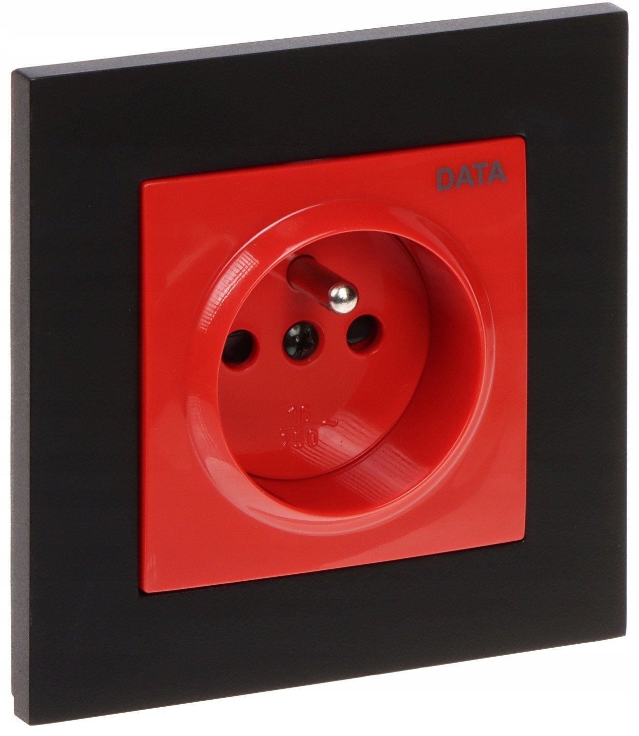 GNIAZDO POJEDYNCZE DATA Z RAMKĄ SANTRA/4142-19/EPN 230 V 16 A Elektro-Plast