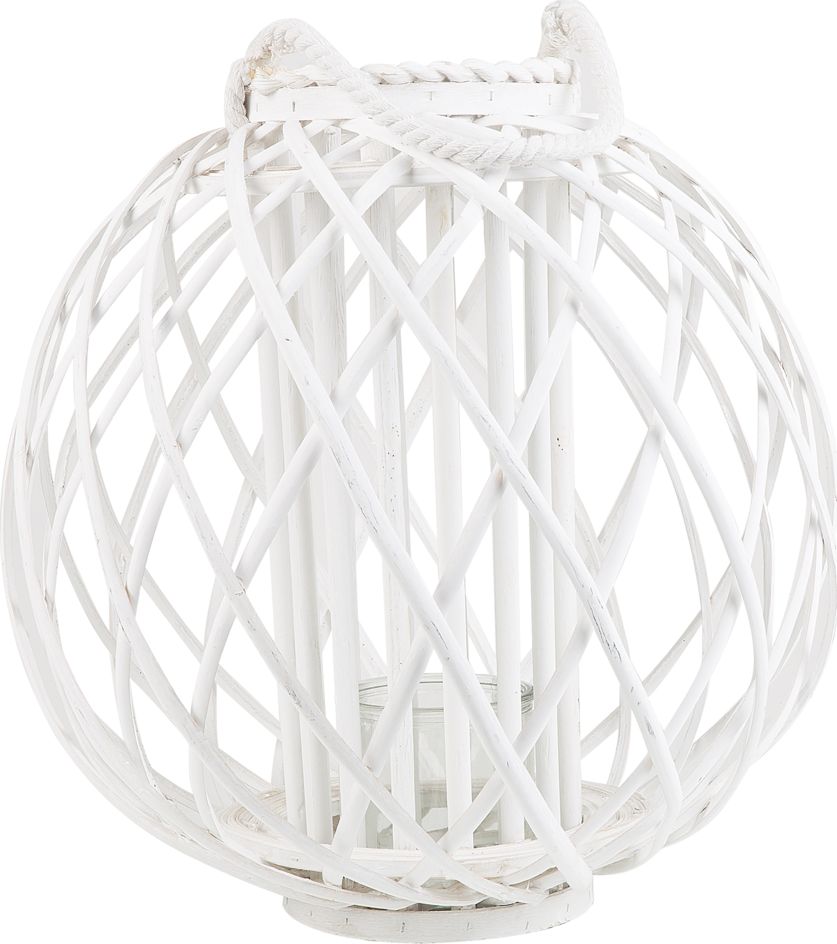 Beliani Lampion biały SAMOA