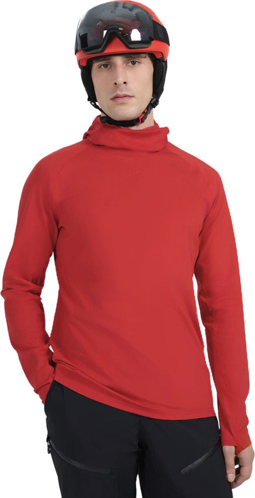 4f Bluza termoaktywna męska M100 czerwona 4FWAW25UBRUM100 61S 2XL