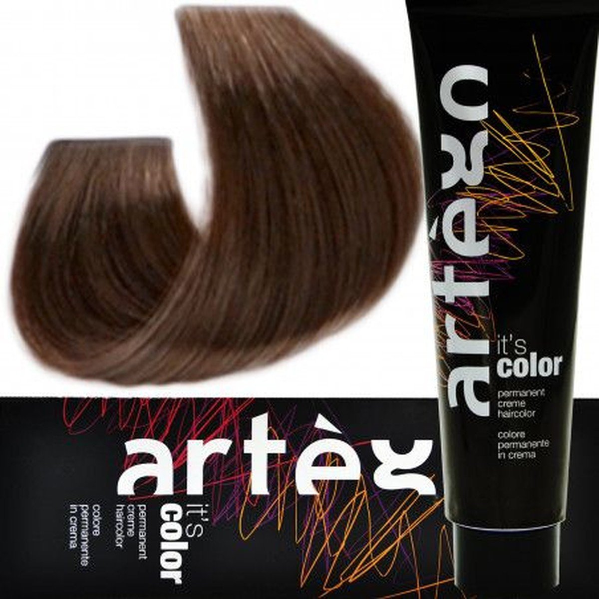 Artego Its Color Farba do włosów w kremie 150ml Delikatny Popielaty Blond (7.01 - 7NA)