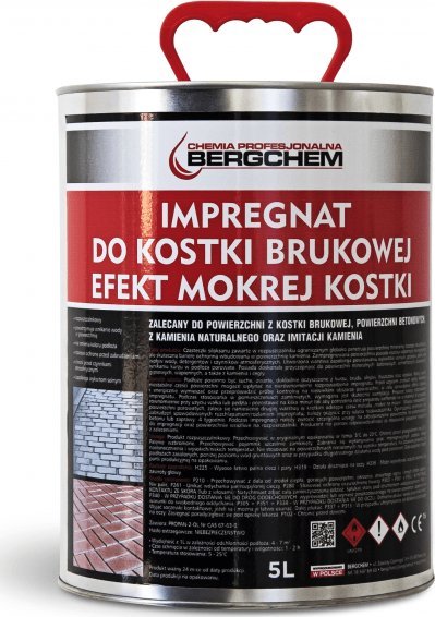 Bergchem IMPREGNAT DO KOSTKI I BETONU - EFEKT MOKREJ KOSTKI 5L