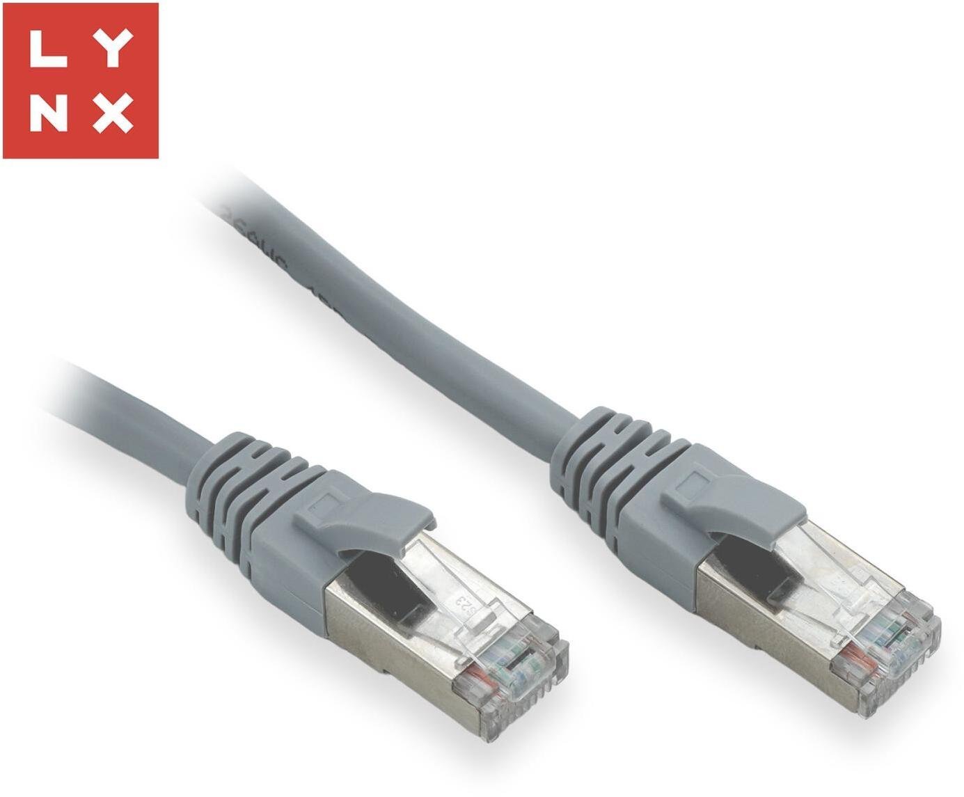 LYNX FTP patch kabel Cat5e PVC, CCA, 7m, šedý