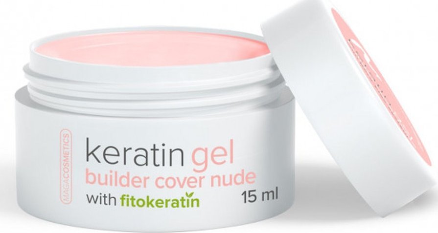 Maga Keratin Żel budujący do paznokci 15ml Nude (01)