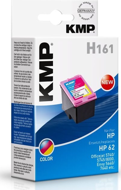 Tusz KMP Patrone HP 62 (C2P06AE) comp. C/M/Y pigm. H161 - 1741,4830