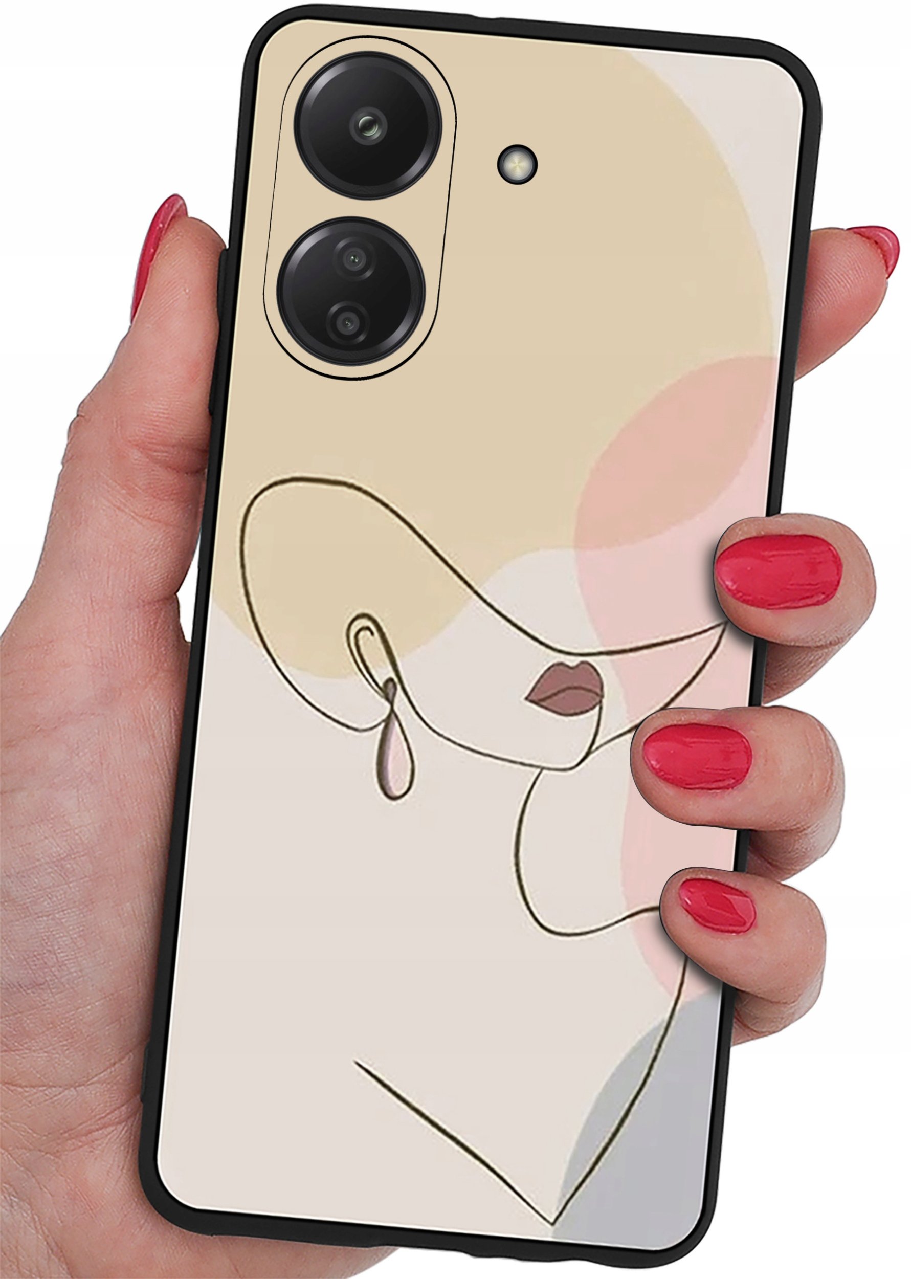 Etui do Xiaomi Redmi 13C | Poco C65 CASE WZORY MATT PLECKI +SZKŁO 9H