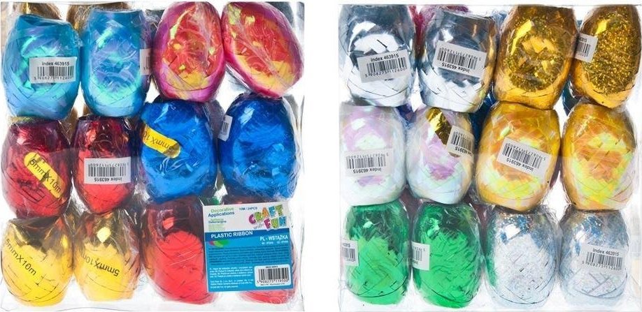 Craft with Fun OZDOBA DEK TASMA WSTAZKA 10M/24SZTMIX CF KOL WB