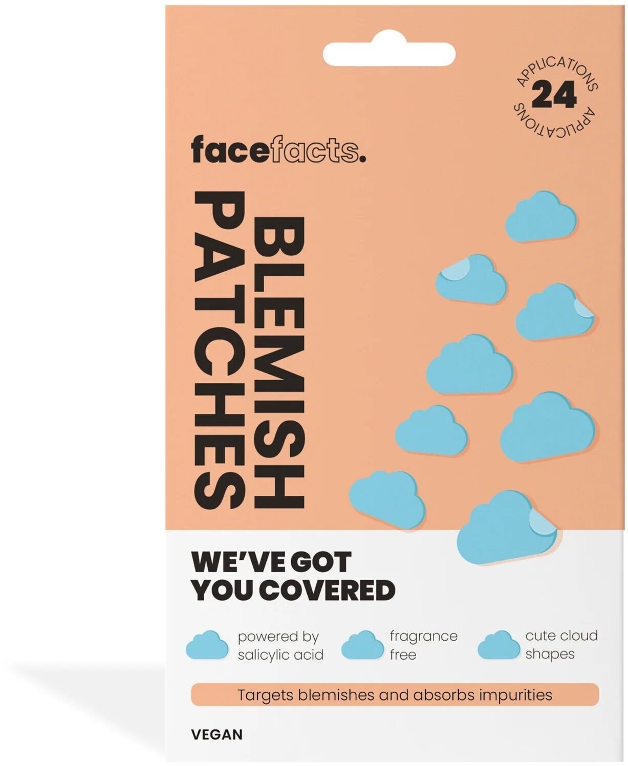 FACE FACTS Blemish Patches Plastry na wypryski - Clouds - 1 op. - 24 szt.