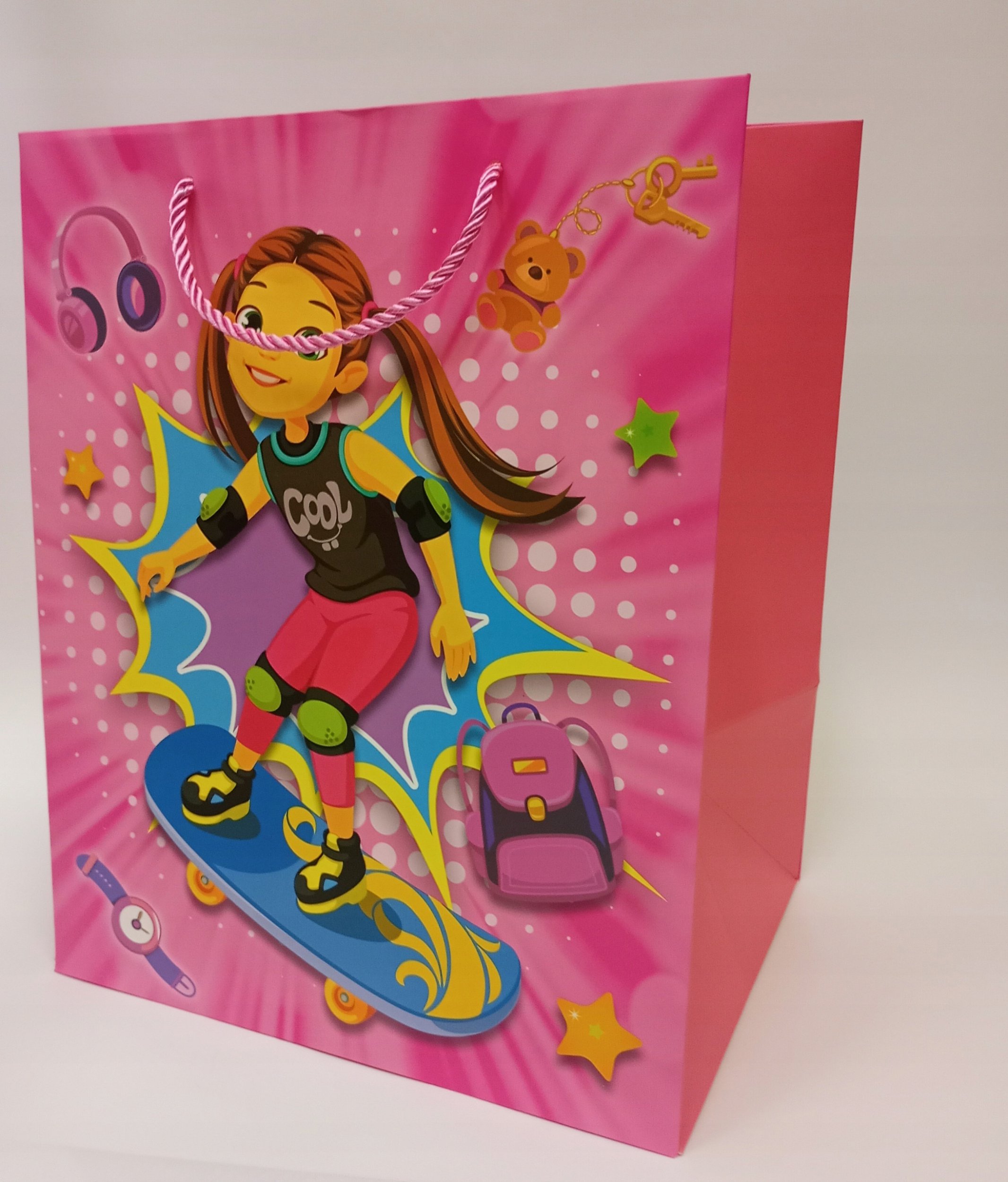 Torebka ozdobna prezentowa 26x32x20 cm 2402-SD20 mix cena za 1 szt