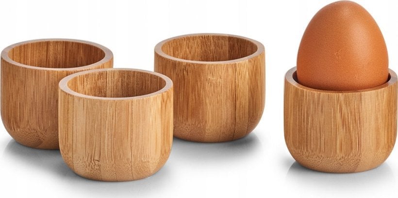 Zeller Zestaw bambusowych kieliszków na jajka, Ø 5 cm