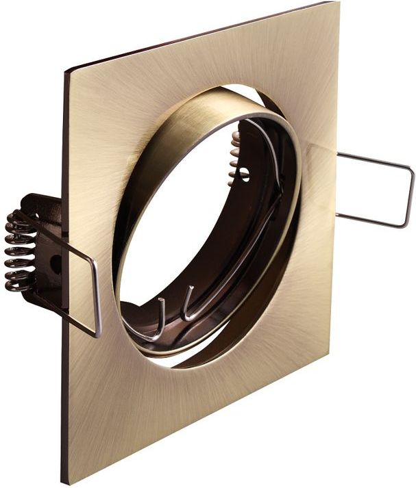 GTV Oprawa punktowa Porto-K z regulacją odlew IP20 patyna kwadrat (OP-PRAN6-30)