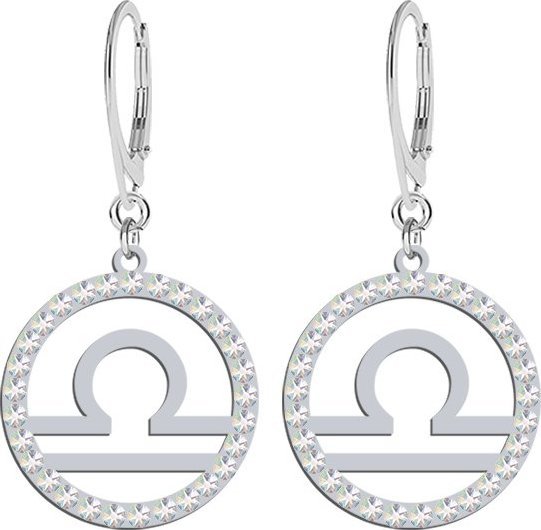 Radziszewska Jewellery Kolczyki Znak Zodiaku Waga srebro925