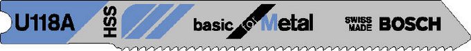 Bosch Brzeszczot do wyrzynarek Basic for Metal 80mm U 118 A 2608631511