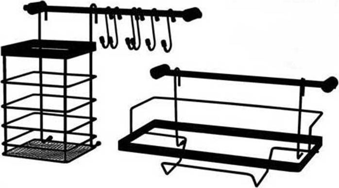 Metlex RELING KUCHENNY 10 ELELM. METLEX MX-4540 czarny